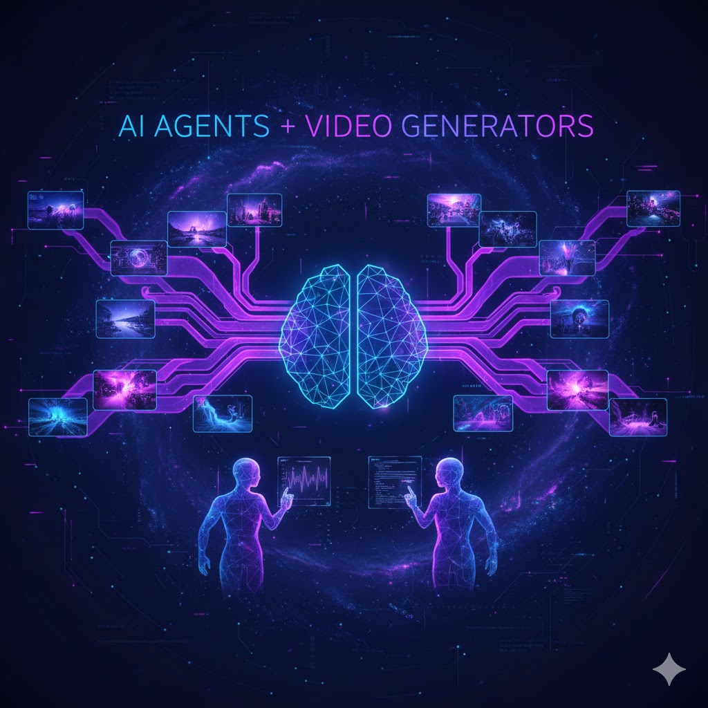 AI Agents and Video Generators creating marketing videos in 2025