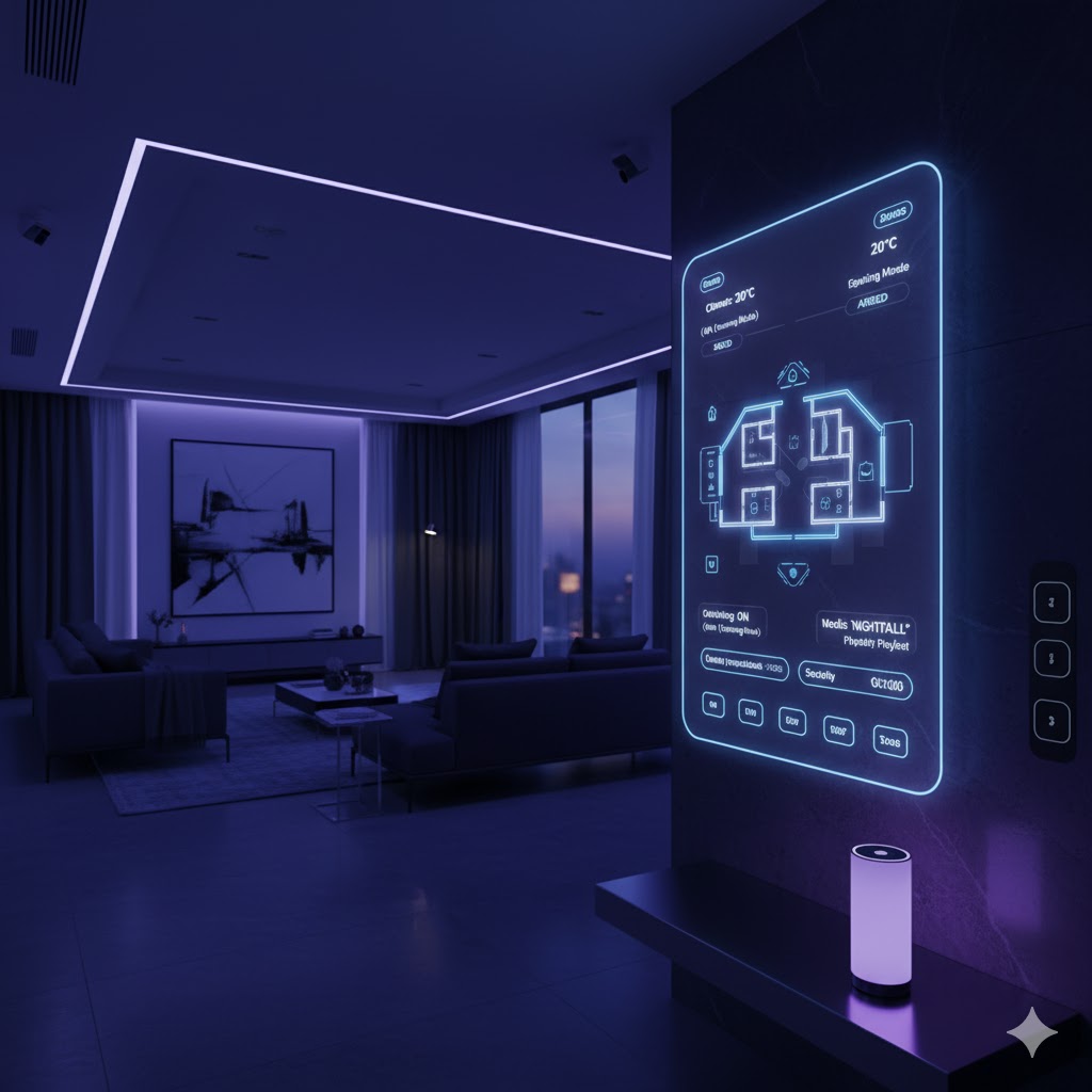 smart home system architecture components and flow